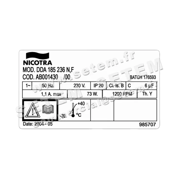 4624008430-GMV NICOTRA GEBHARDT FD1.185/240NC MRE PB024006 *AB001430* 3