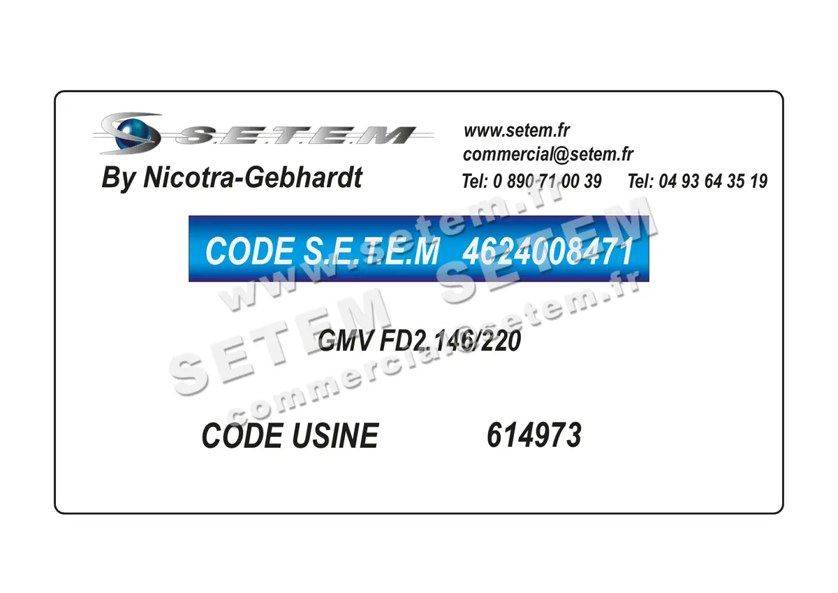 4624008471-GMV NICOTRA GEBHARDT FD2.146/220 *614973*