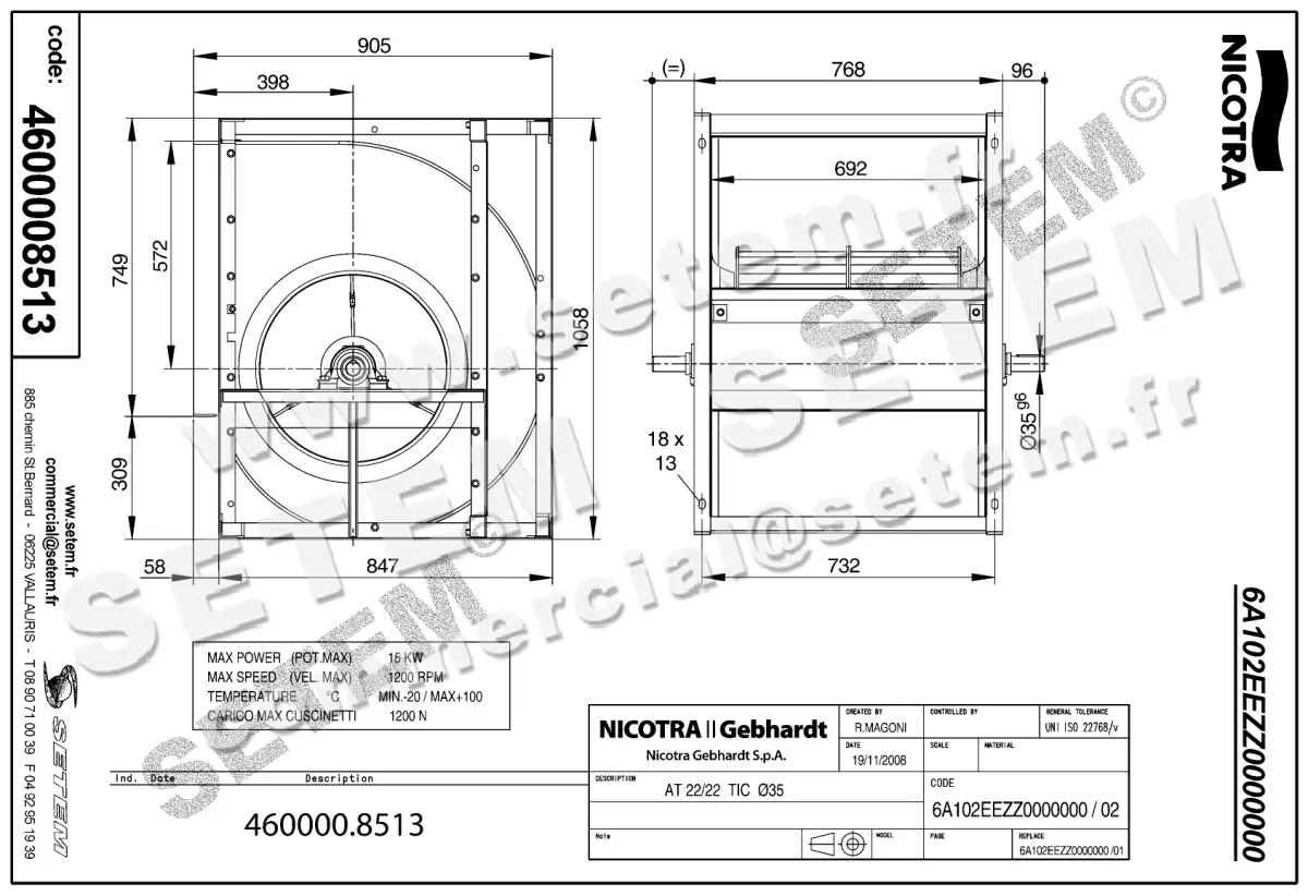 4624008513-VENTILATEUR NICOTRA GEBHARDT AT22/22TIC *6A102EEZZ0000000* 2