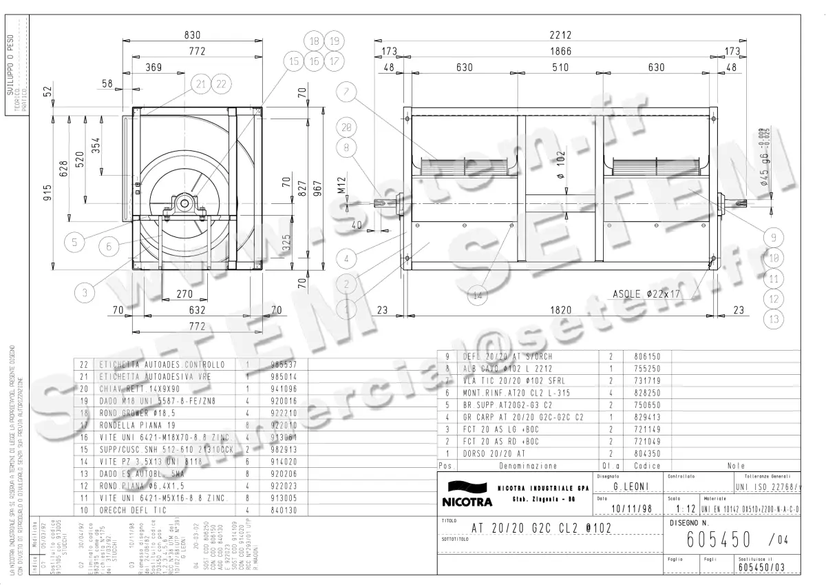 4624008549-VENTILATEUR NICOTRA GEBHARDT AT20/20G2C *605450*