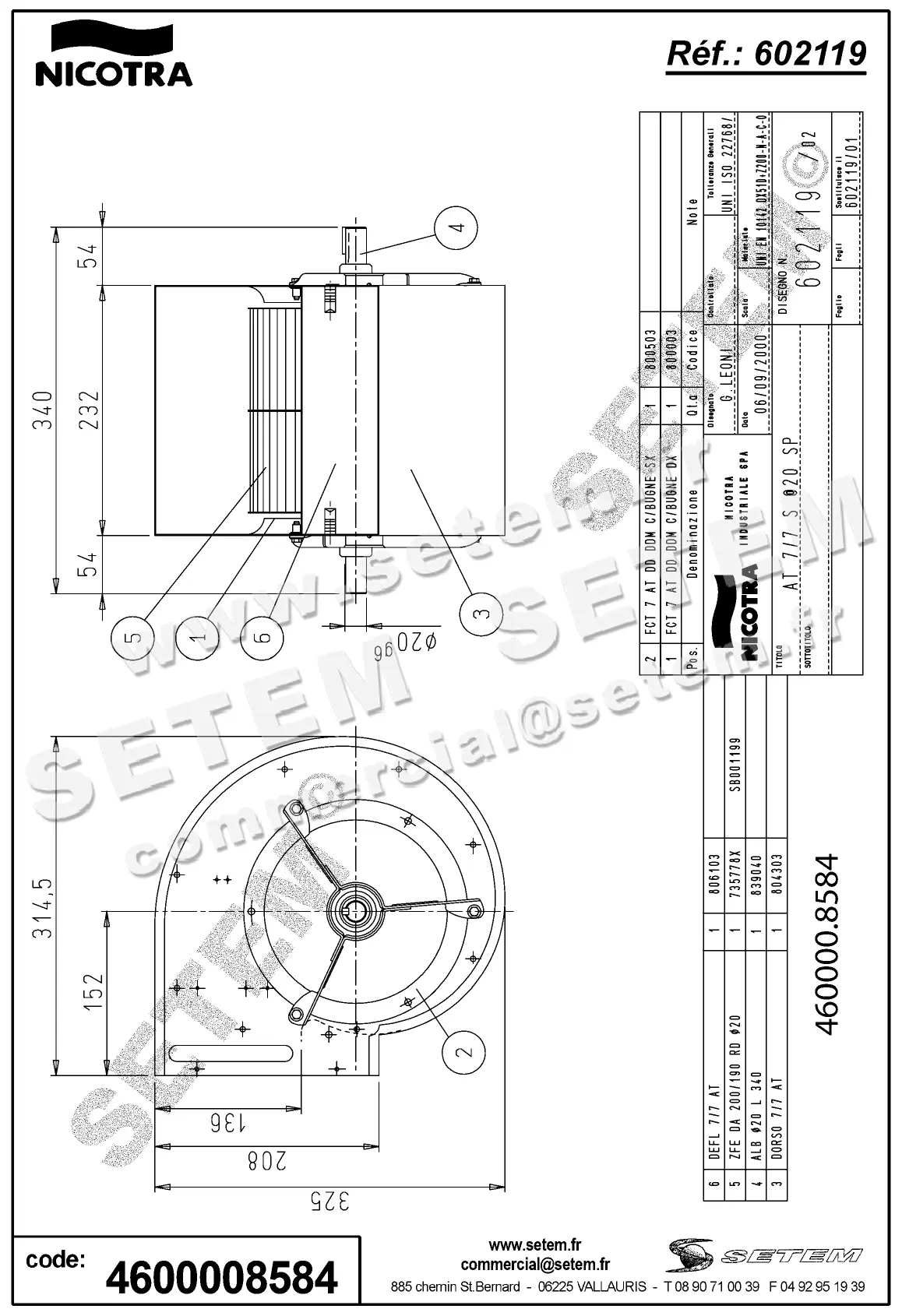 4624008584-VENTILATEUR NICOTRA GEBHARDT AT7/7S *602119* 2