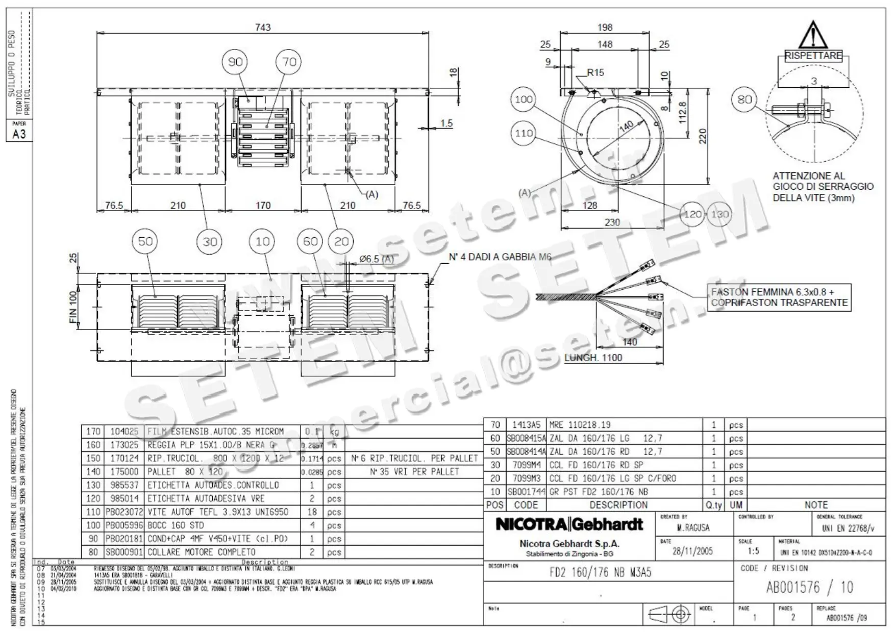 4624008676-GMV NICOTRA GEBHARDT DPA160/176NB M3A5 "38040068.001" *AB001576* 3