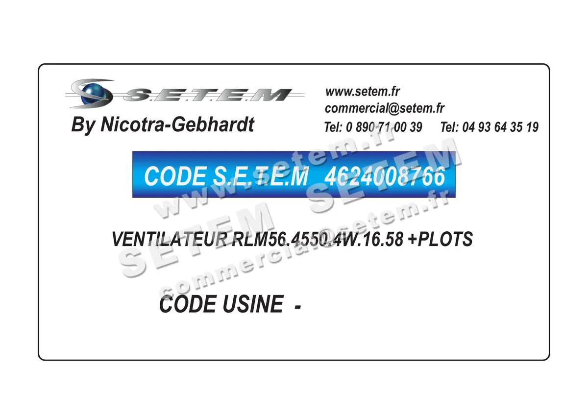 4624008766-VENTILATEUR NICOTRA GEBHARDT RLM56.4550.4W.16.58 +PLOTS