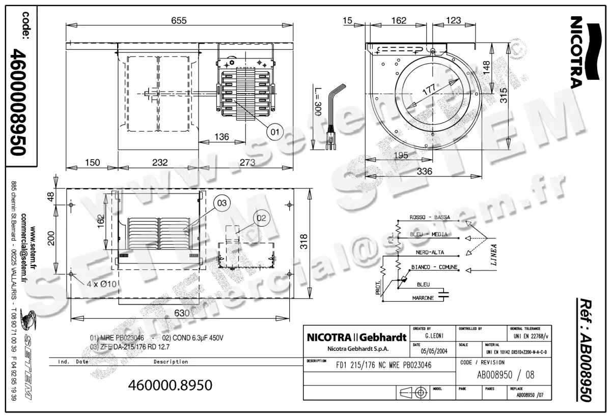 4624008950-GMV NICOTRA GEBHARDT FD1.215/176NC MRE PB023046 *AB008950* 3