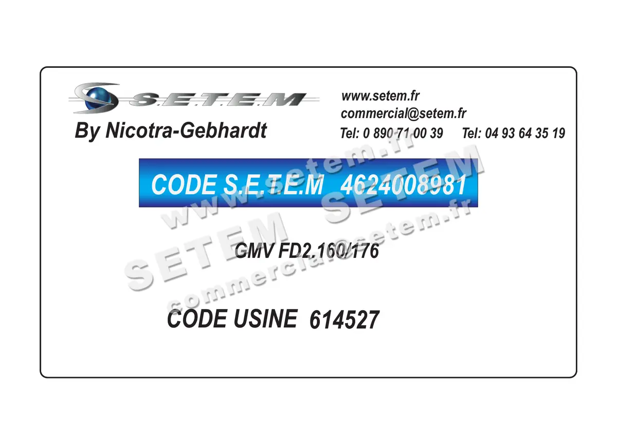 4624008981-GMV NICOTRA GEBHARDT FD2.160/176 *614527*