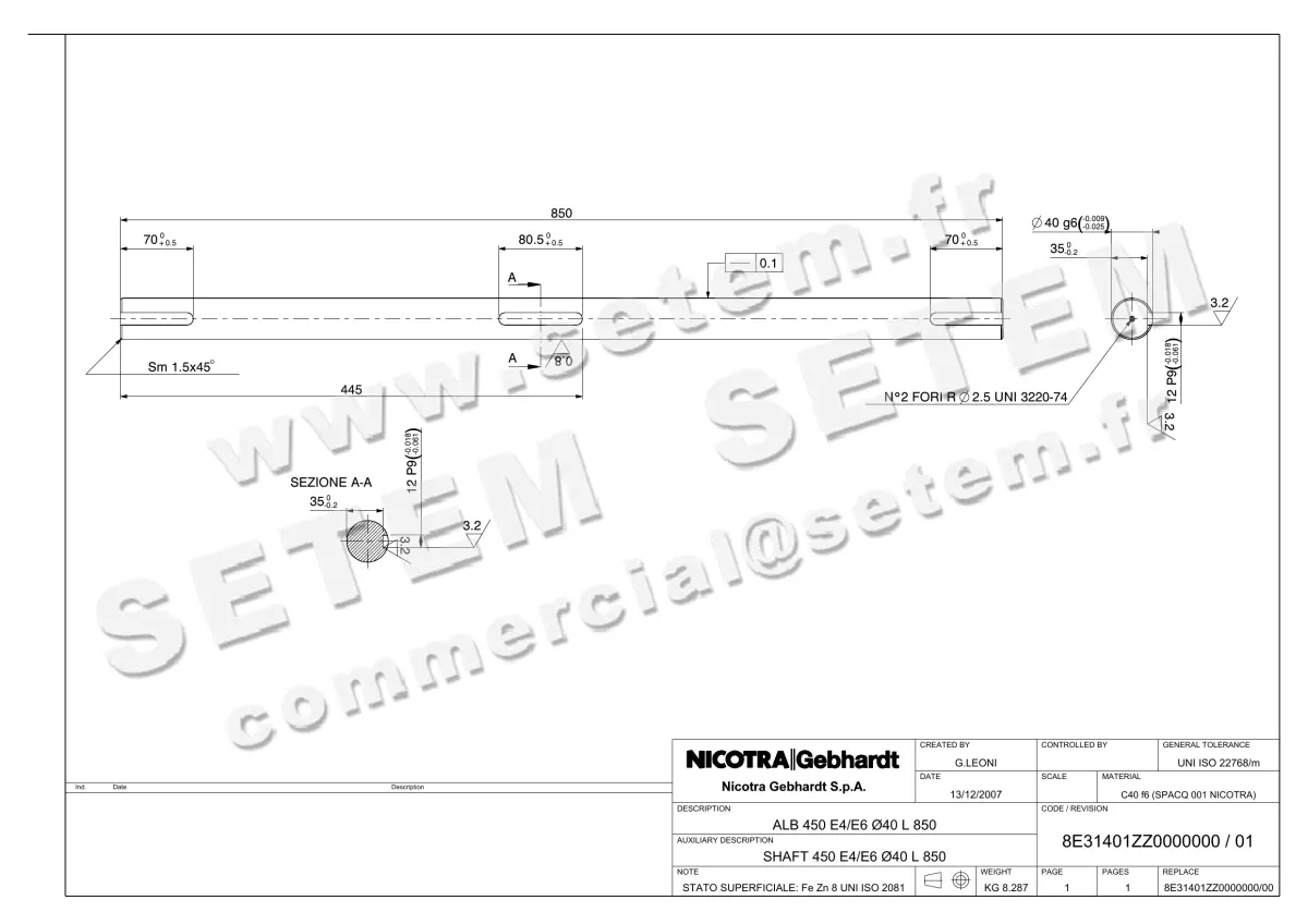 4624009006-ARBRE SUR 6E21049ZZ0000000 NICOTRA GEBHARDT