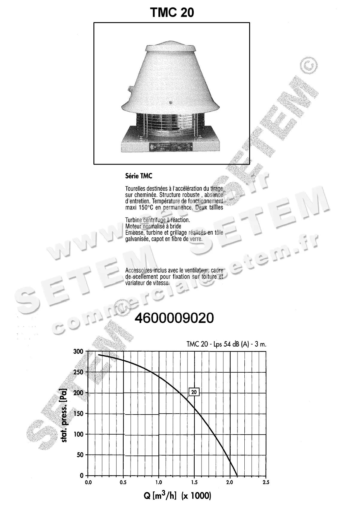4624009020-TOURELLE NICOTRA GEBHARDT TMC20 AVEC VARIATEUR ET CADRE DE SCELLEMENT