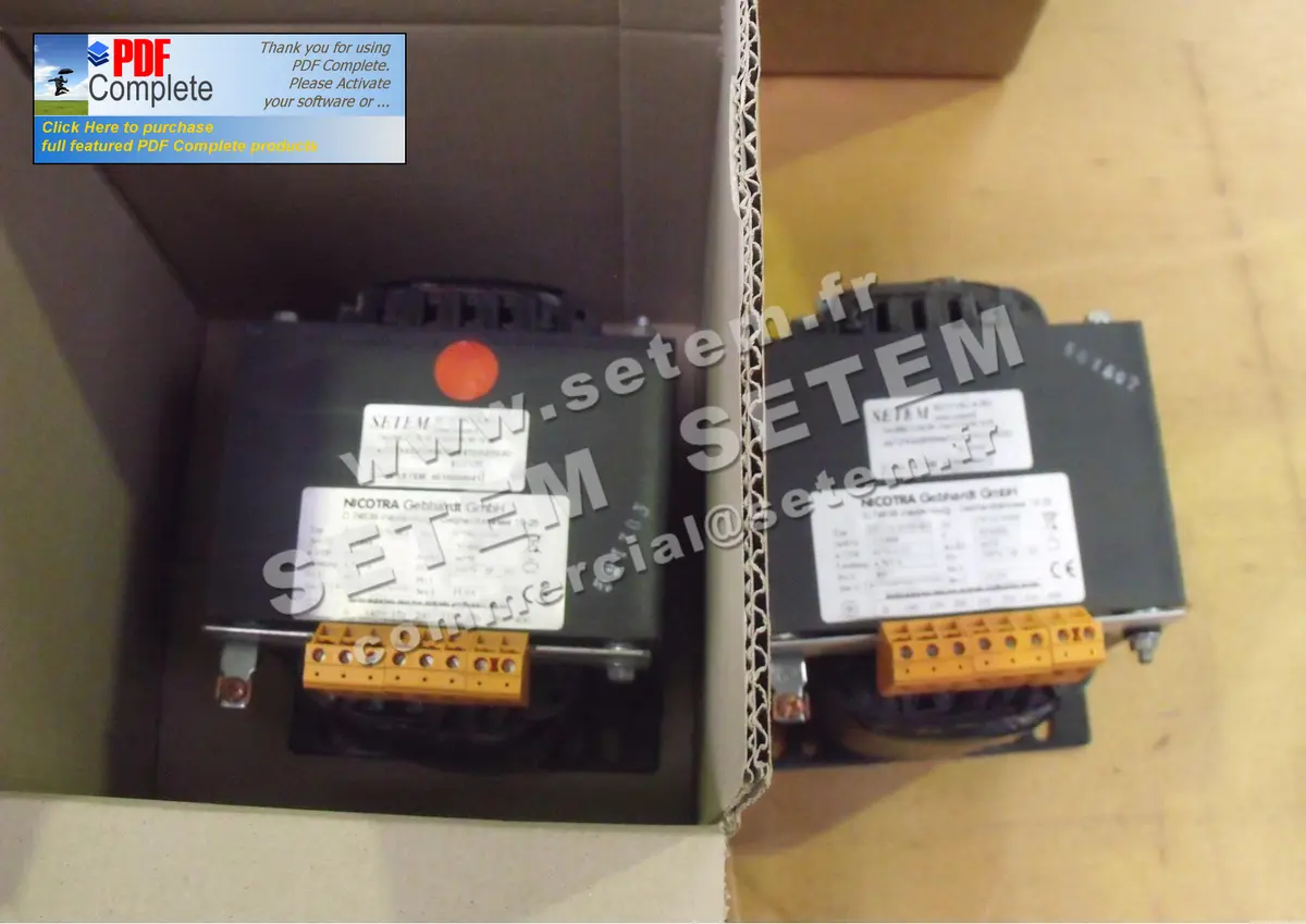 4624009041-AUTOTRANSFORMATEUR ETO10.0150.8D NICOTRA GEBHARDT