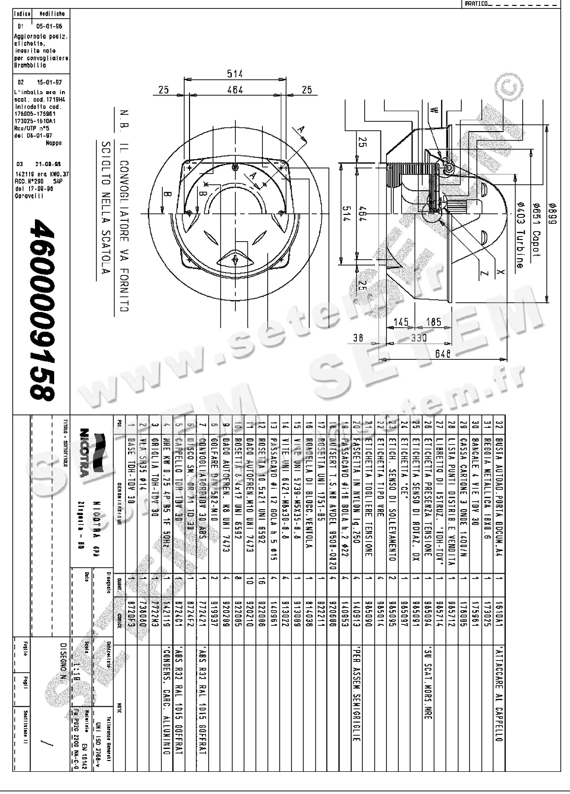 4624009158-TOURELLE NICOTRA GEBHARDT TDH30 4P M230V 1V *677603*