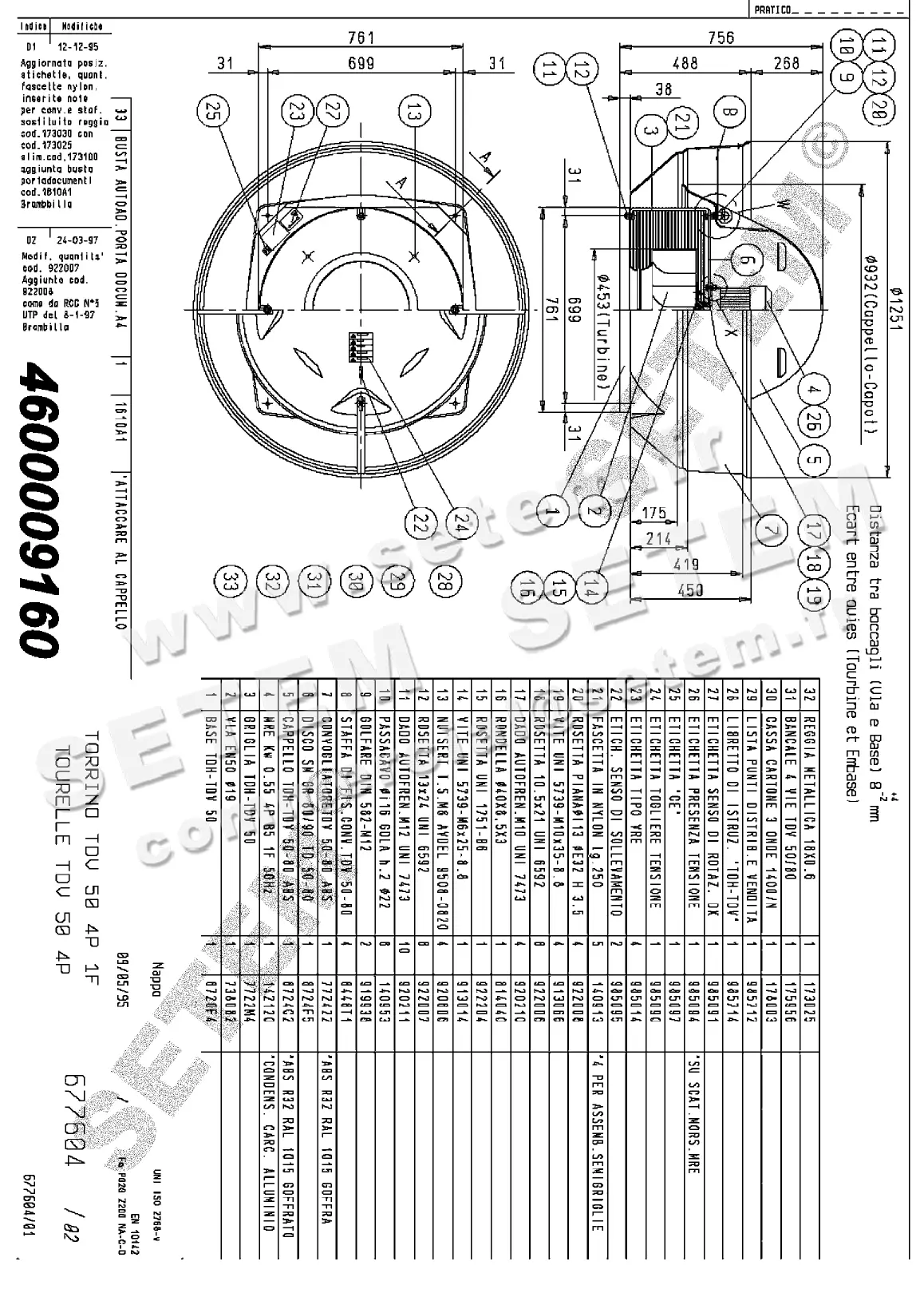 4624009160-TOURELLE NICOTRA GEBHARDT TDV50 4P M230V 1V *677604*