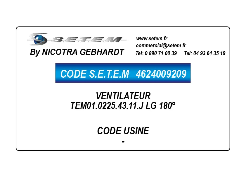 4624009209-VENTILATEUR TEM01.0225.43.11.J LG 180°