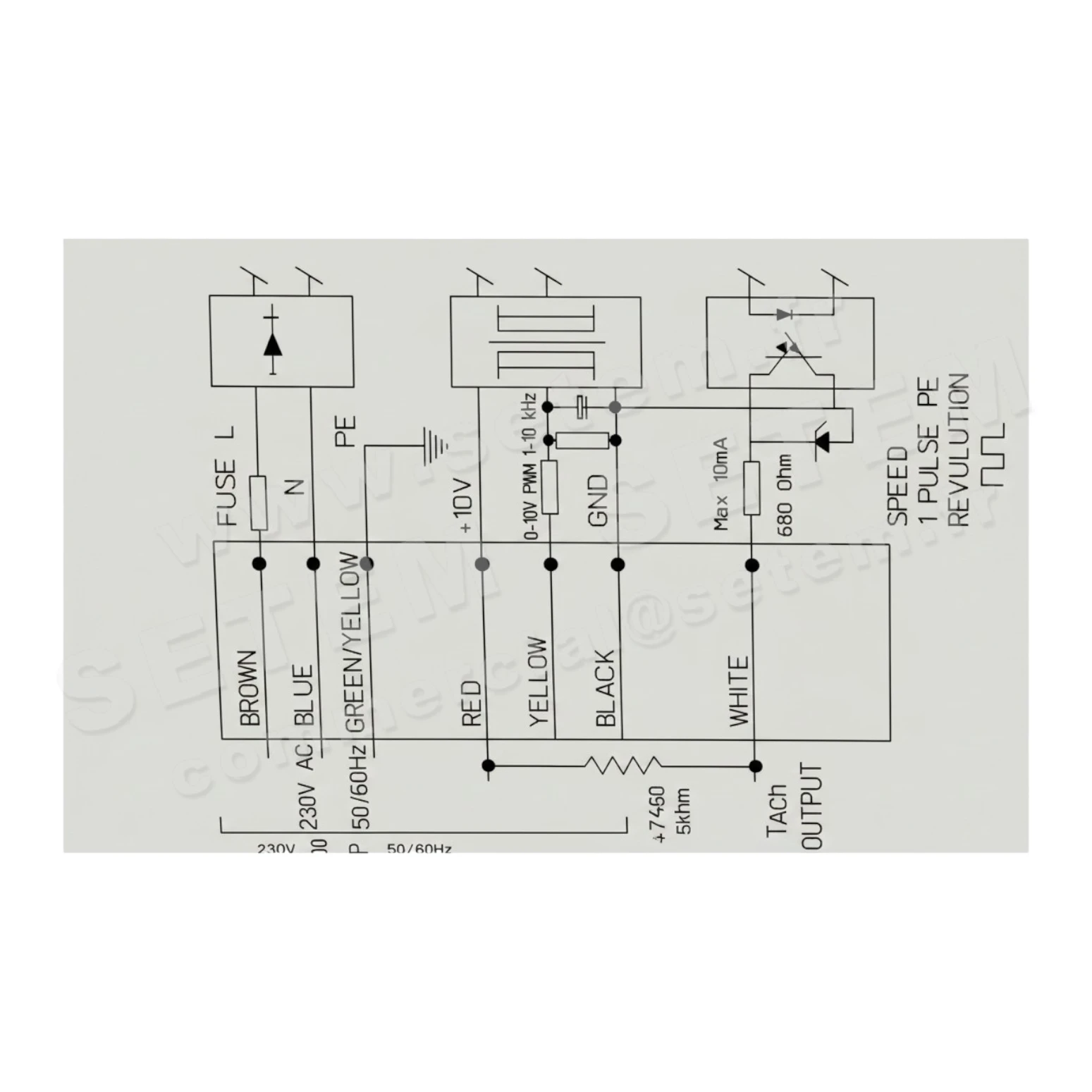 VENTILATEUR DDMP133/126 MVD03 +BR *6M04L5* 4