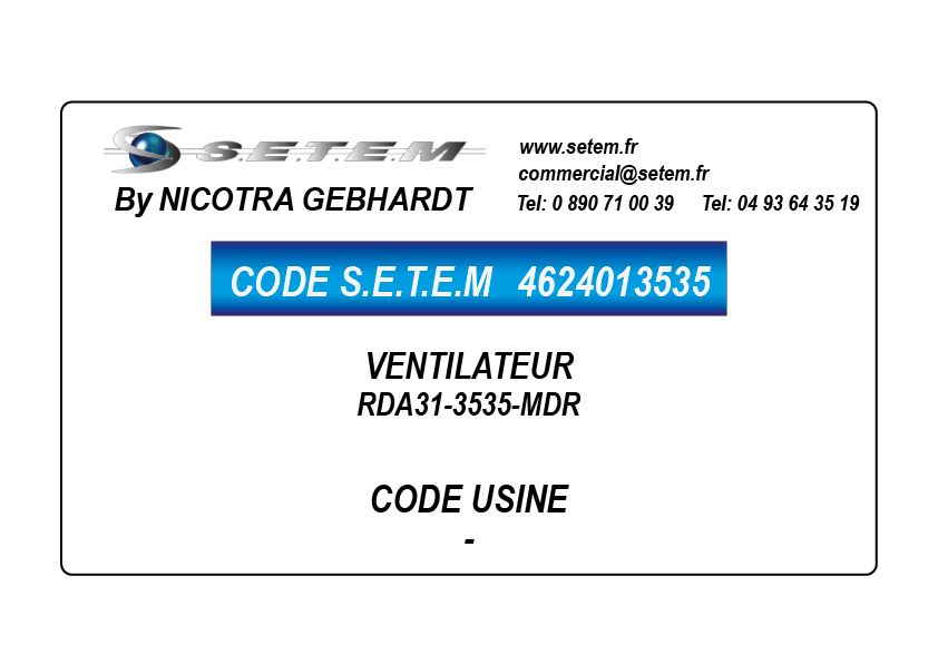 VENTILATEUR RDA31-3535-MDR 2