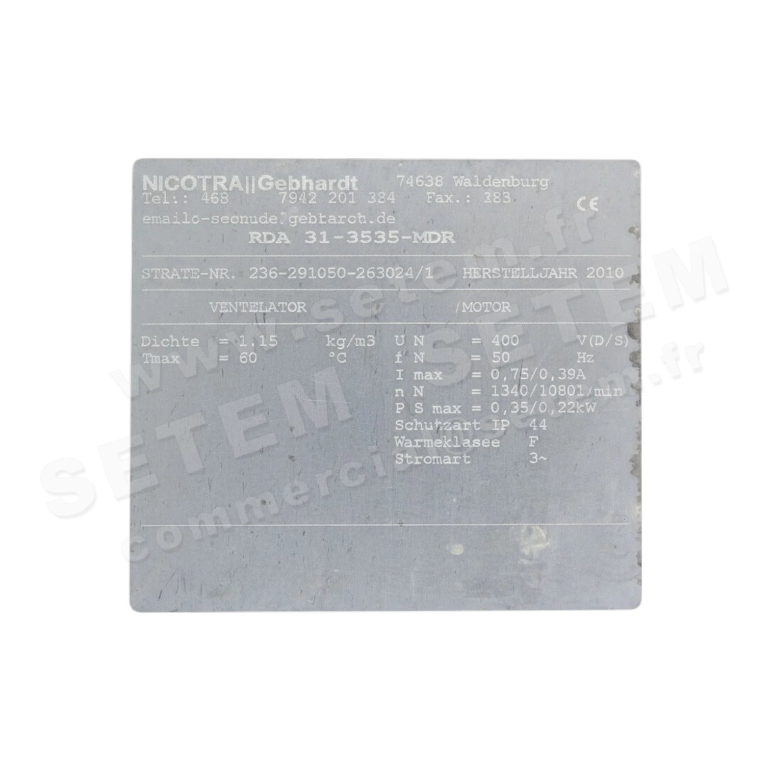 VENTILATEUR RDA31-3535-MDR