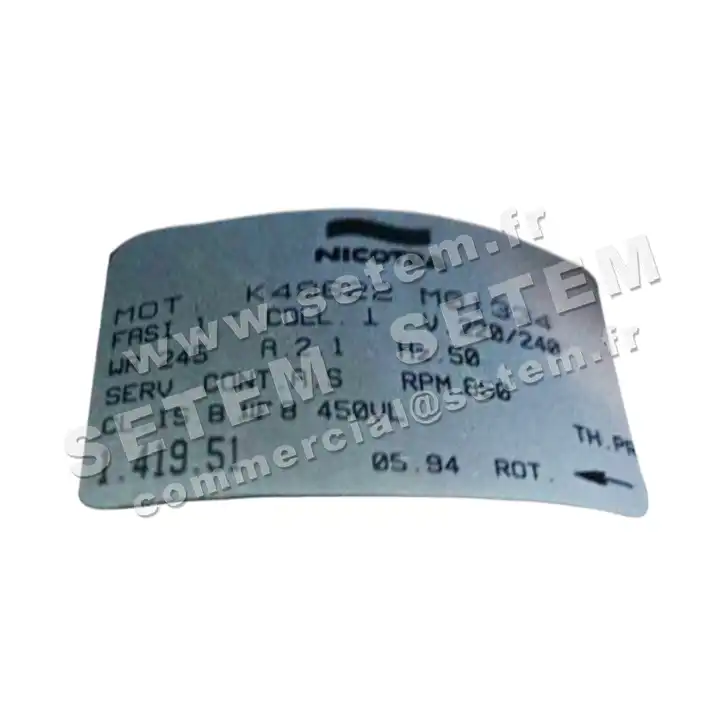 4624500048-MOTEUR NICOTRA K48622M01334 *141951*