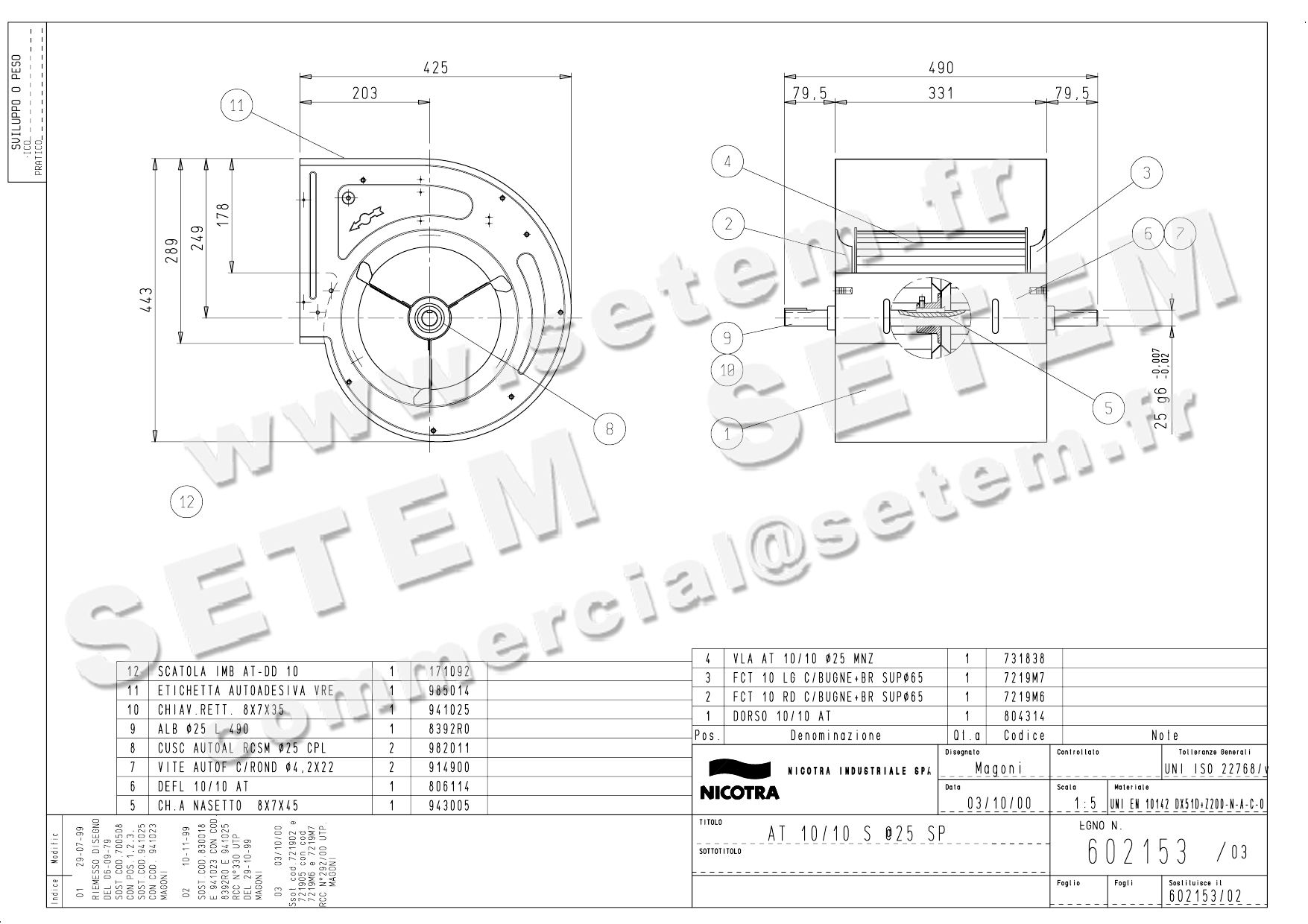 4624500270-VENTILATEUR NICOTRA AT10/10S *602153*