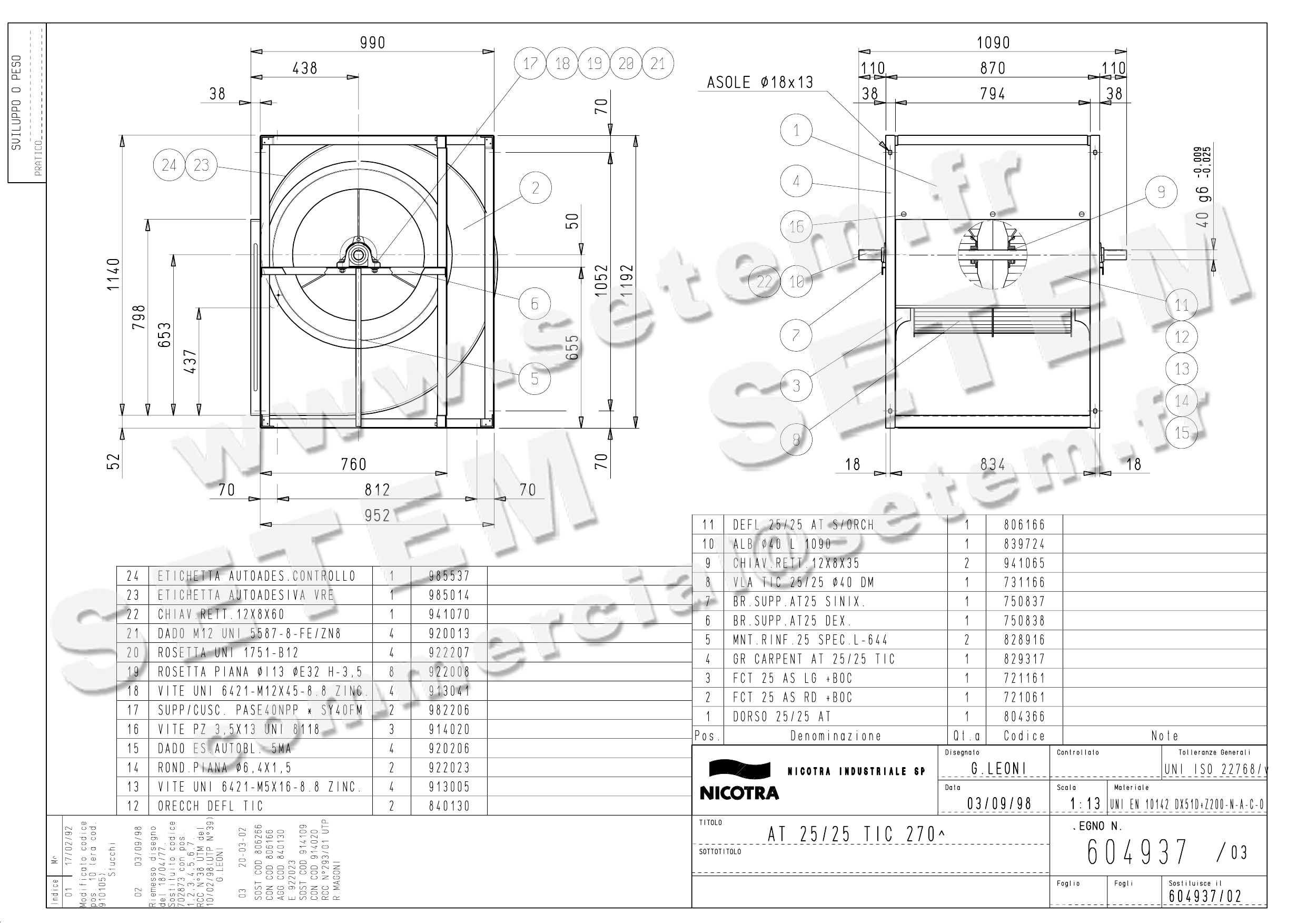 4624500383-VENTILATEUR NICOTRA AT25/25TIC *604937* 2