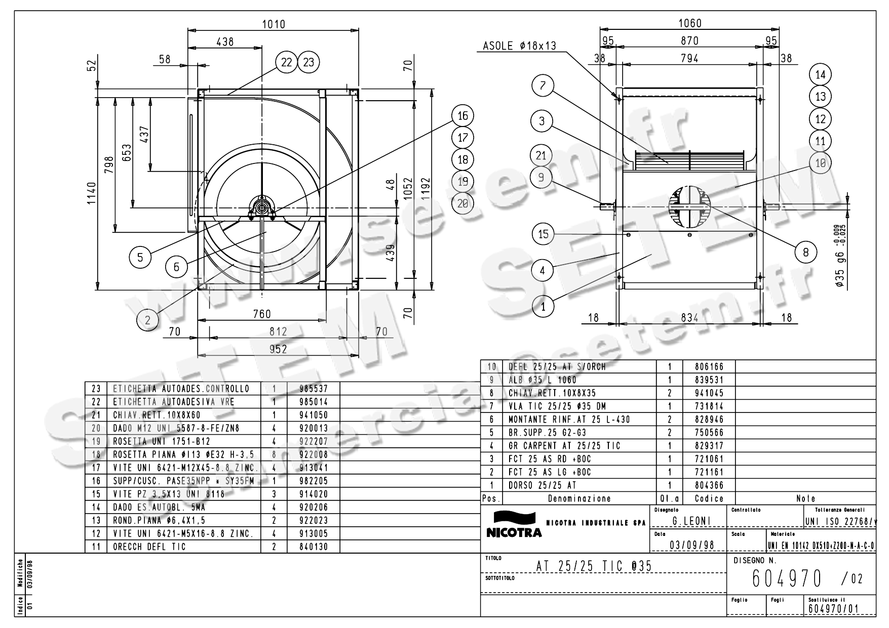 4624500394-VENTILATEUR NICOTRA AT25/25TIC *604970*