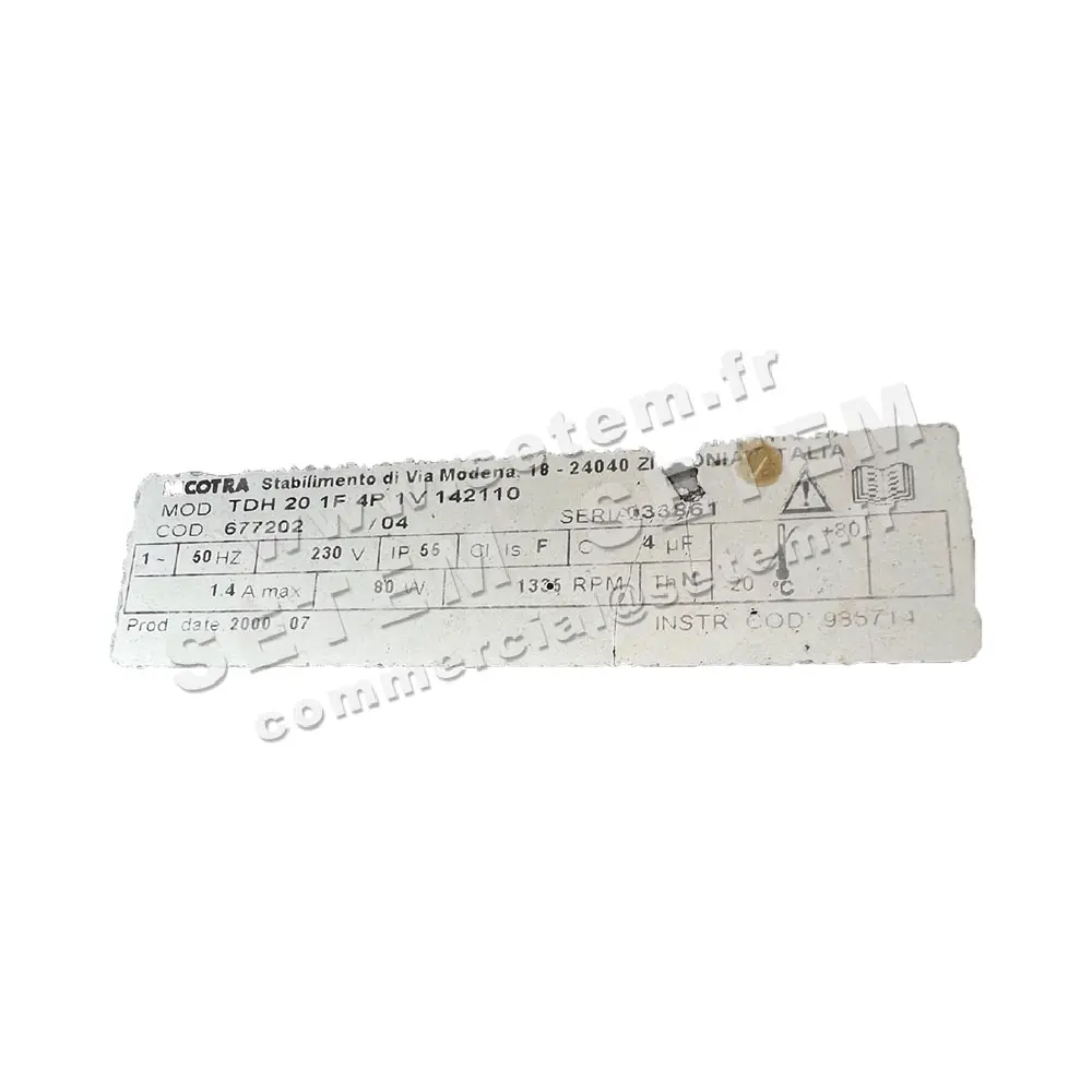 4624509155-TOURELLE NICOTRA TDH20 4P M230V 1V 142110 *677202* 2