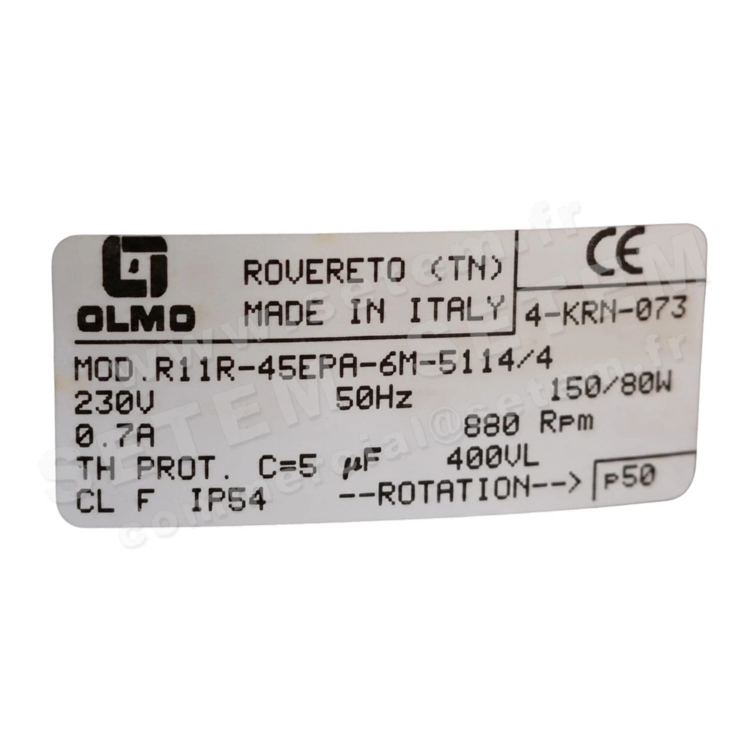 VENTILATEUR R11R-45EPA-6M-5114/4 *4KRN073*