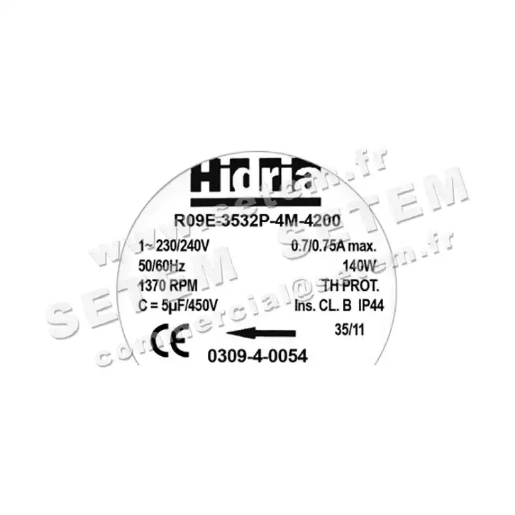 4900000006-MOTOHELICE HF R09E.3532P.4M.4200 *0309.4.0054* 3