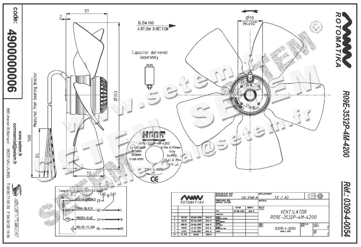 4900000007-MOTOHELICE HF R11E.36EPA.4M.3104 *0311.4.0120*