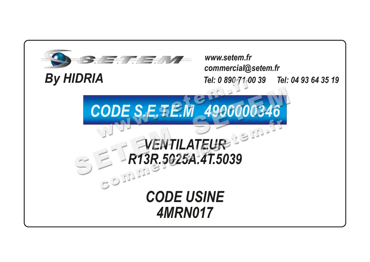 4900000346-VENTILATEUR HF R13R.5025A.4T.5039 *4MRN017*