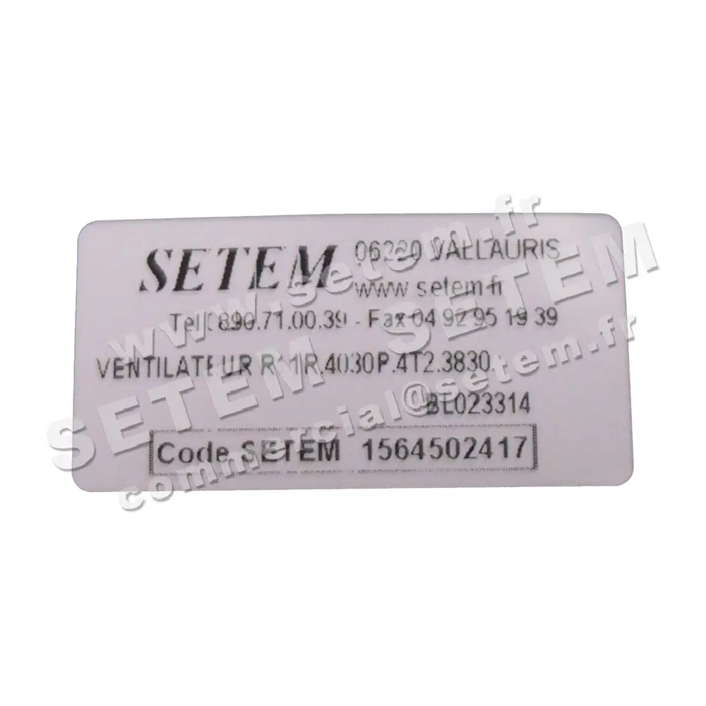4900002417-VENTILATEUR HF R11R.4030P.4T2.3830 *0311.4.0042* 7