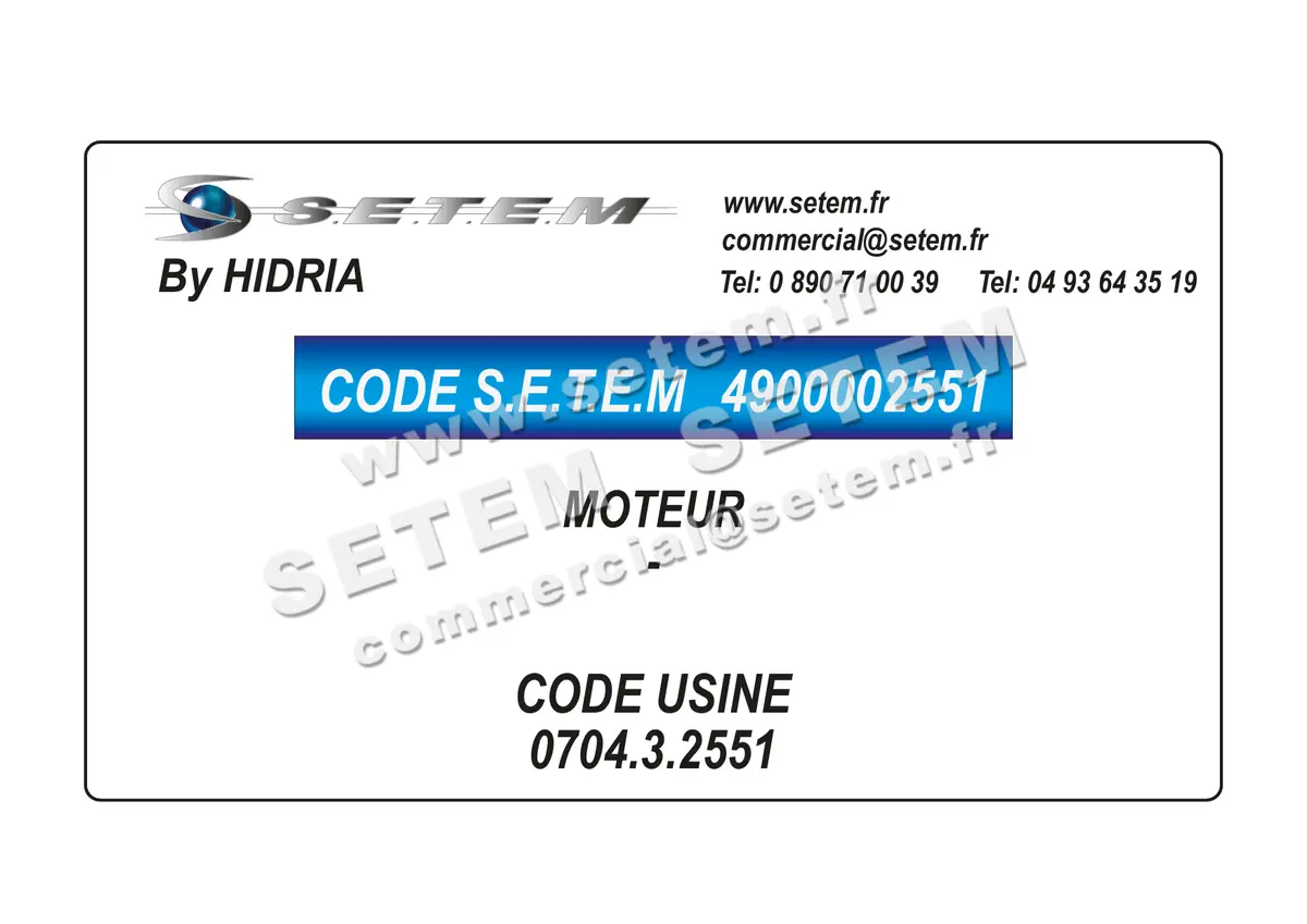 4900002551-MOTEUR HF *0704.3.2551*