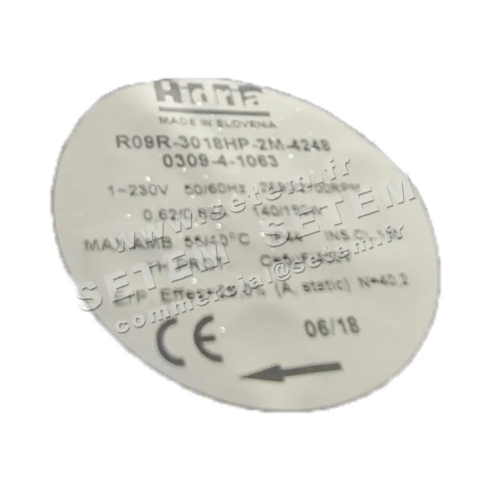 4900003956-VENTILATEUR HF R09R-018HP-2M-4248 *0309-4-1063*