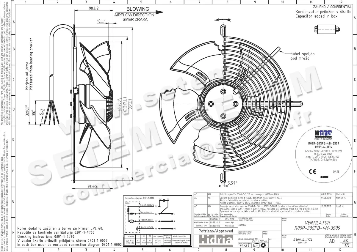 4900005236-VENTILATEUR HF R09R-SPB-4M-3509 *0309-4-1174*