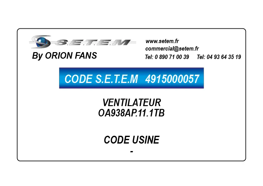 4915000057-VENTILATEUR ORION OA938AP.11.1TB