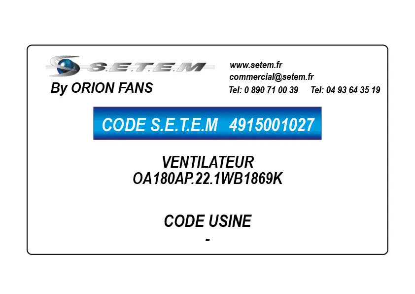 4915001027-VENTILATEUR ORION OA180AP.22.1WB1869K