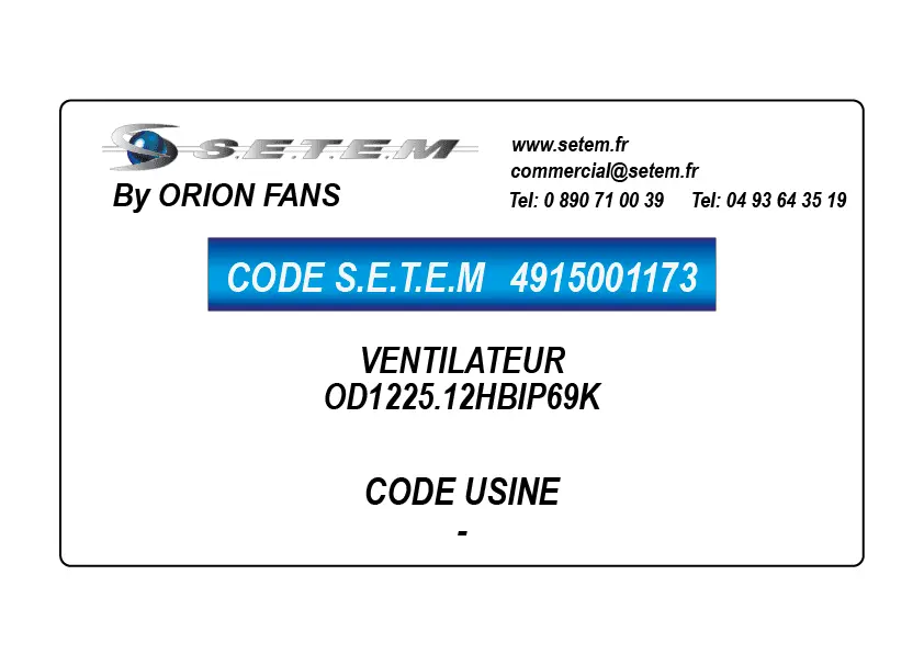 4915001173-VENTILATEUR ORION OD1225.12HBIP69K
