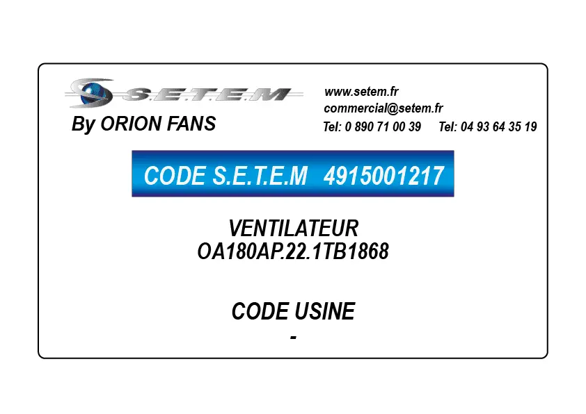 4915001217-VENTILATEUR ORION OA180AP.22.1TB1868