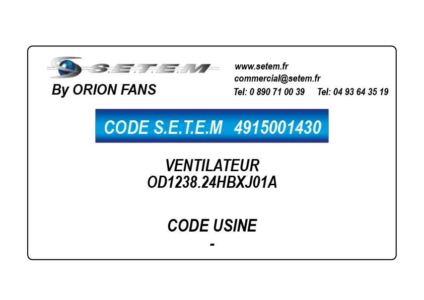 4915001430-VENTILATEUR ORION OD1238.24HBXJ01A