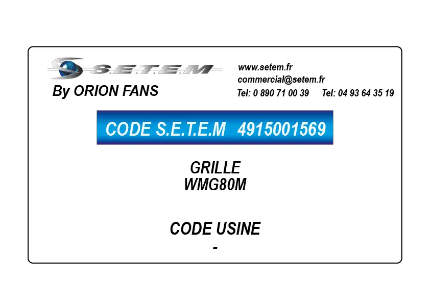4915001569-GRILLE ORION WMG80M