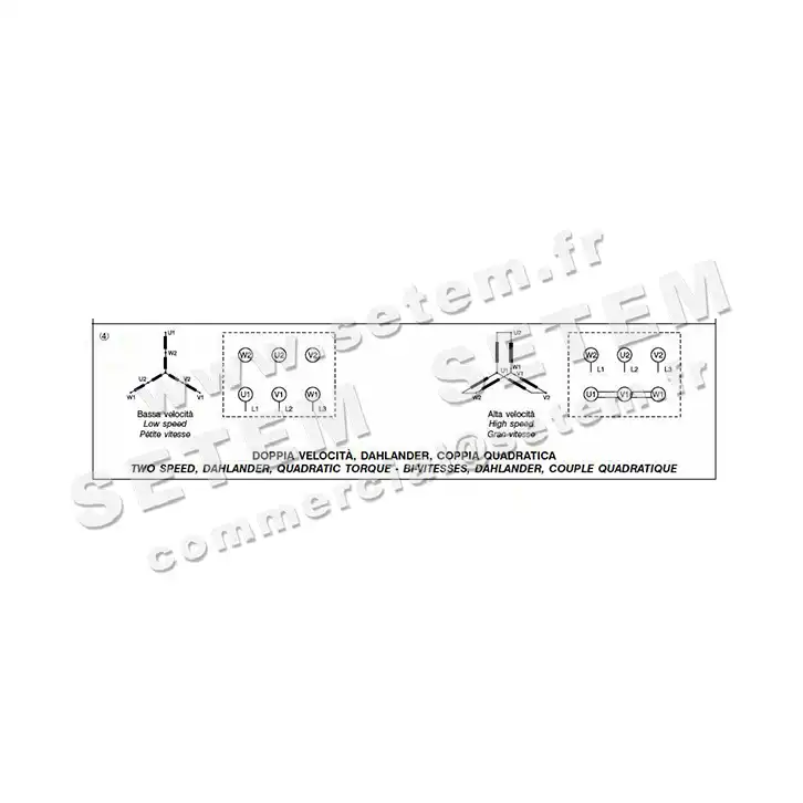 5179003080-VENTILATEUR PLASTIFER VSB20PP LG 0° 1.10/0.18KW 2/4P T400V EEXDIIBT4 4