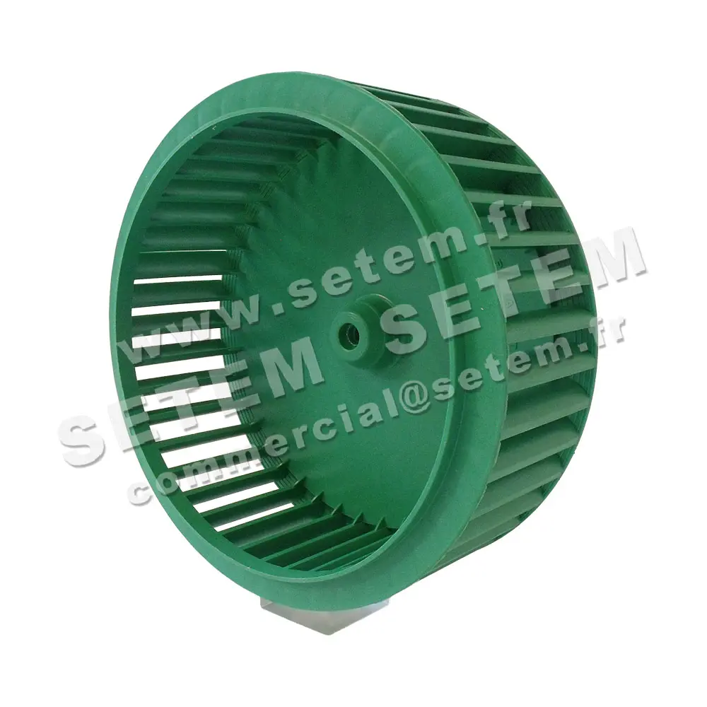 5179009012-TURBINE PLASTIFER 1VC.350X131X24RD POLYPROPYLENE VERT 6