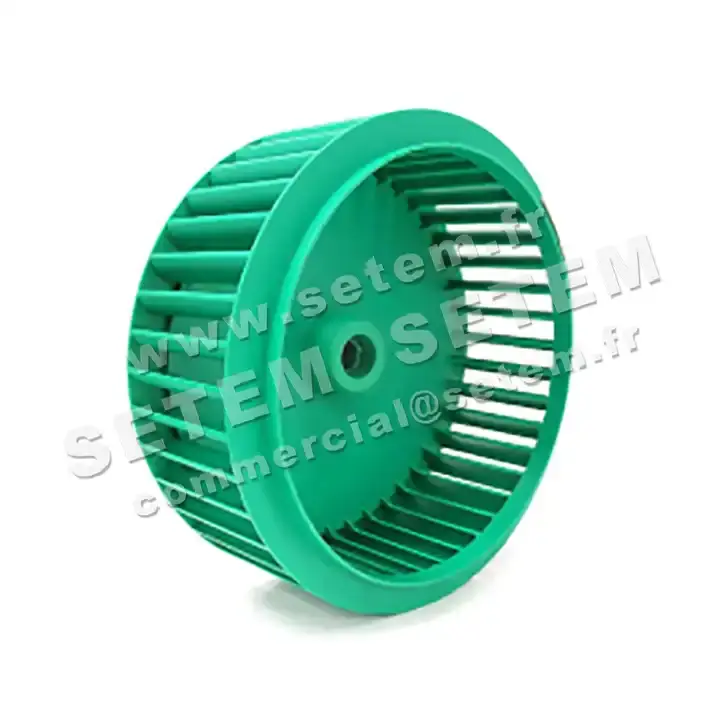 5179009014-TURBINE PLASTIFER 1VC.420X159X38RD POLYPROPYLENE VERT