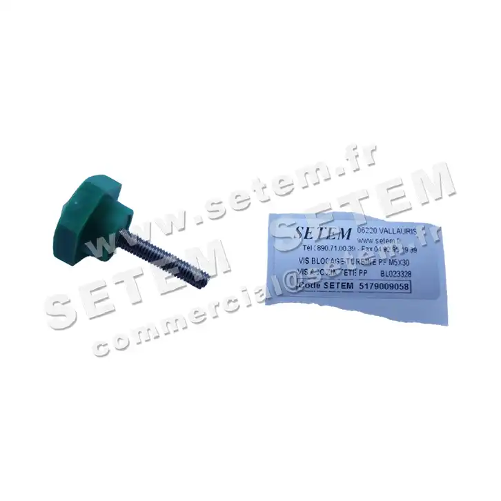 5179009058-VIS BLOCAGE TURBINE PLASTIFER PP M5X30 VIS ACC ZIN TETE PP 2