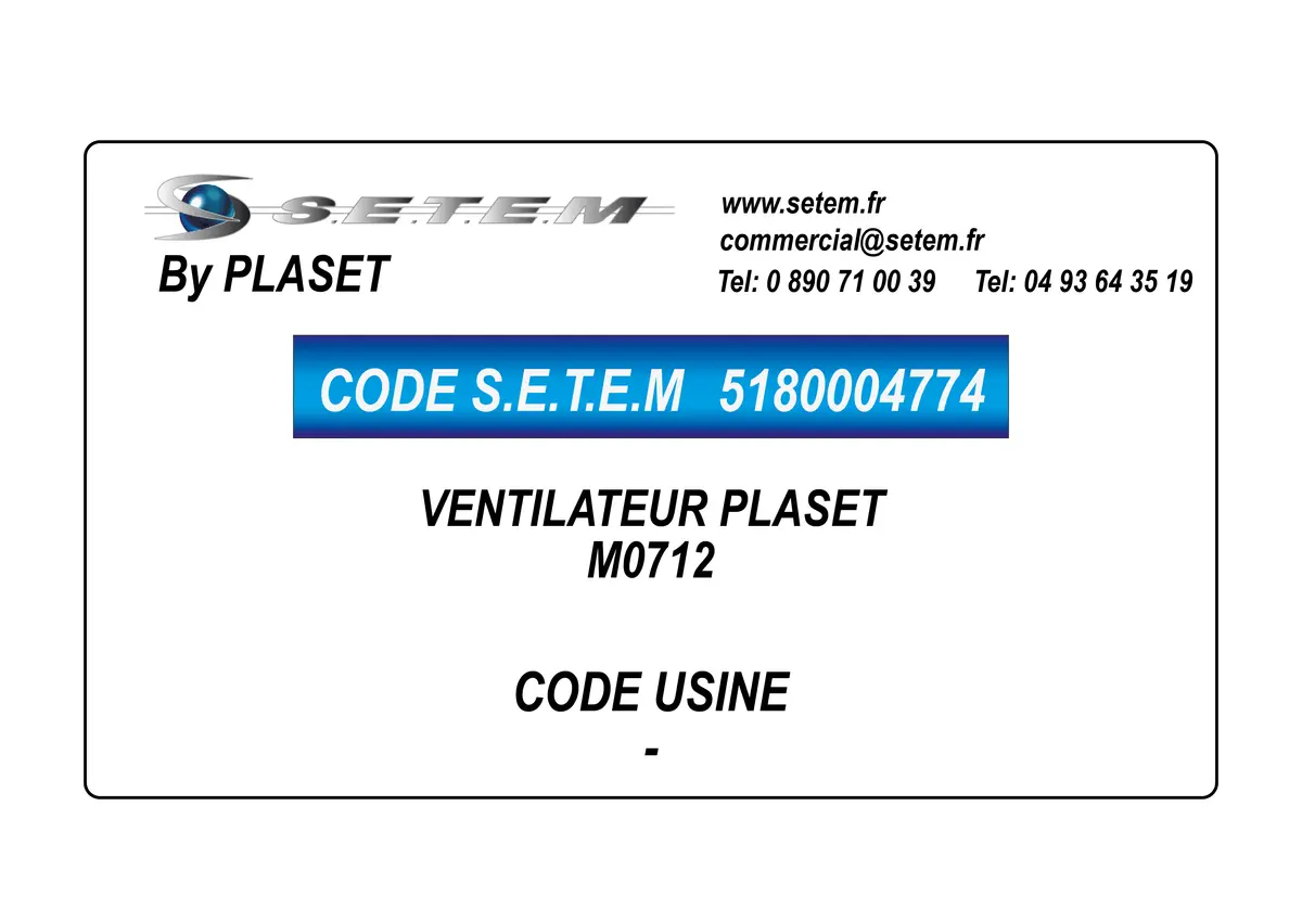 5180004774-VENTILATEUR PLASET M0712