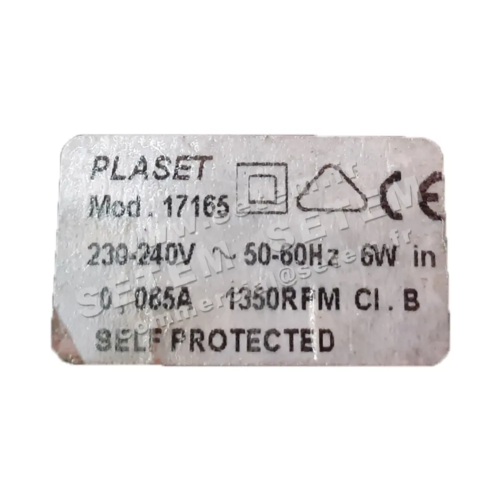 5180007165-VENTILATEUR PLASET 17165