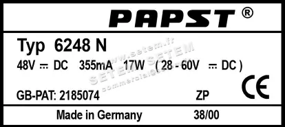 5324500685-VENTILATEUR PAPST 6248N 2