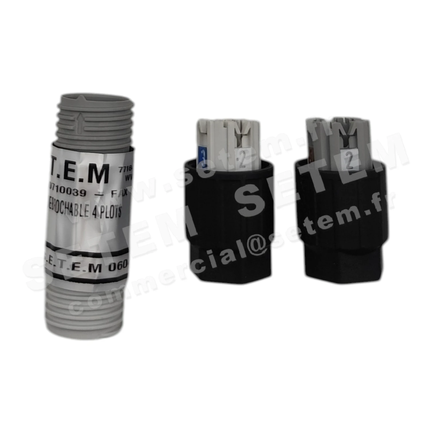 CONNECTEUR DEBROCHABLE 4 PLOTS