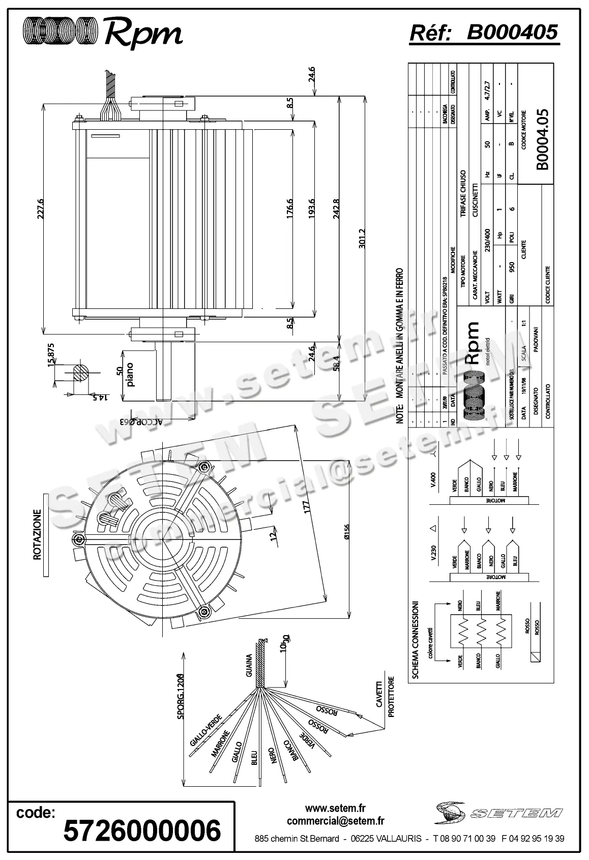 5726000006-MOTEUR RPM B000405 2