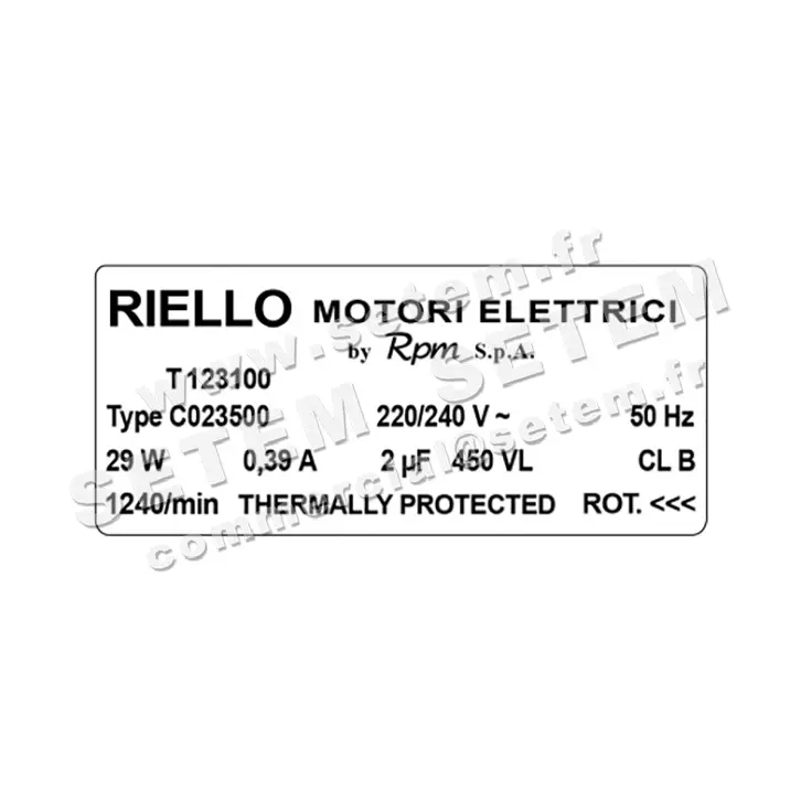 5726000033-MOTEUR RPM C023500 "T123100" 3