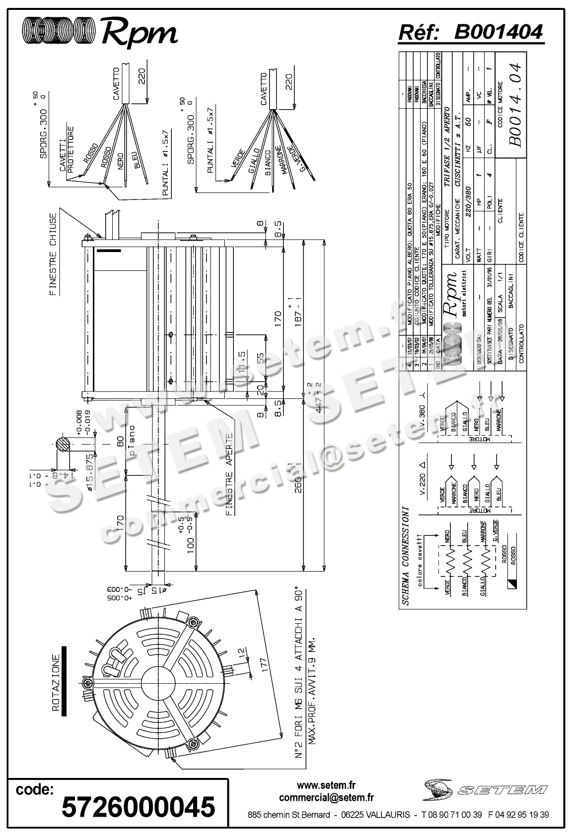 5726000045-MOTEUR RPM B001404