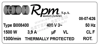 5726000062-MOTEUR RPM B008400 3