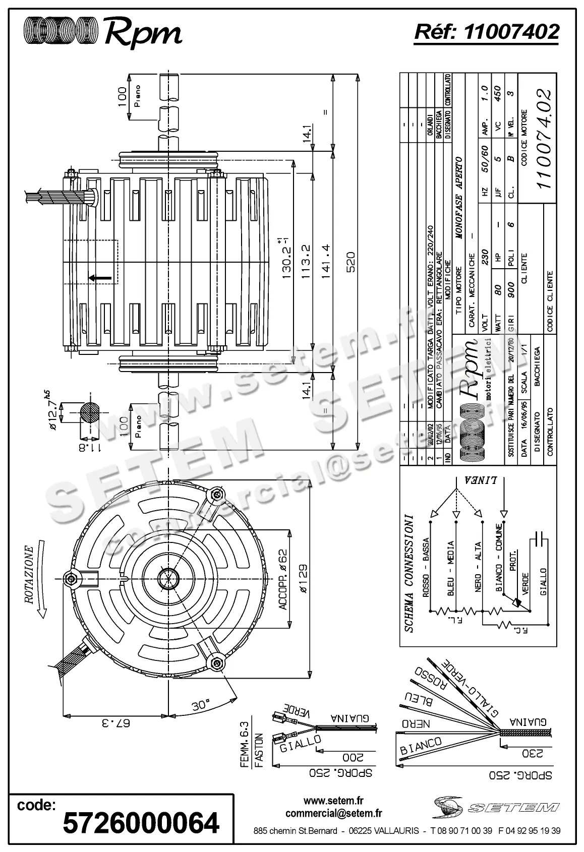 5726000064-MOTEUR RPM 11007402